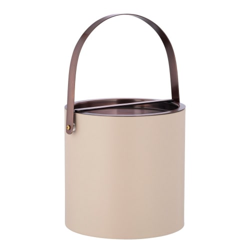 Barcelona Ice Bucket, 3 Quart, Oil Rubbed Bronze Handle with Bridge Cover